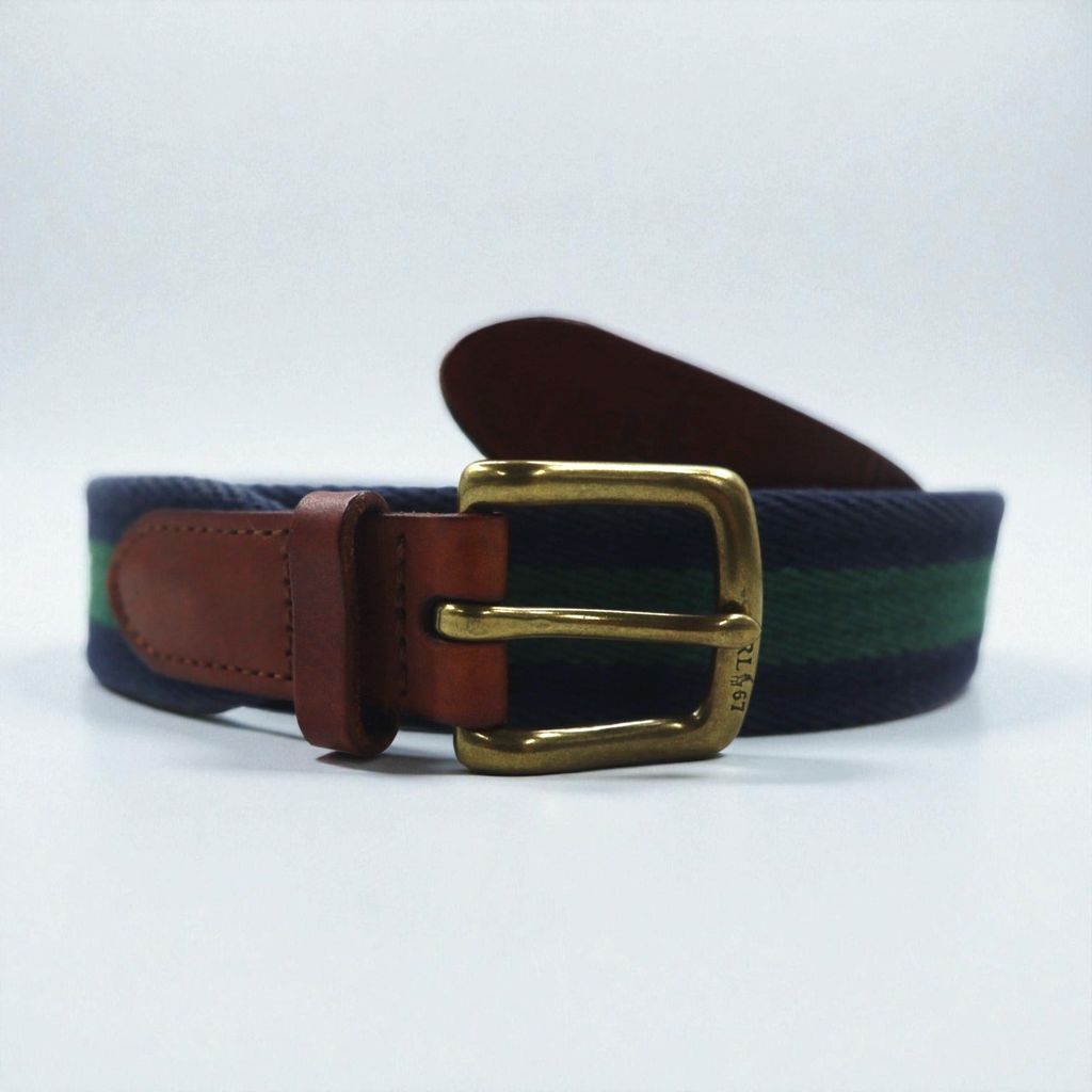 Polo Ralph Lauren ウェブベルト ネイビー コットン キャンバス Polo Ralph Lauren ウェブベルト ネイビー コットン キャンバス レザー
