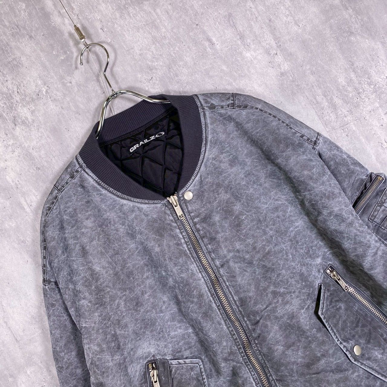 GRAILZ』グレイルズ (1) ナイロンブルゾン MA1 ボンバージャケット