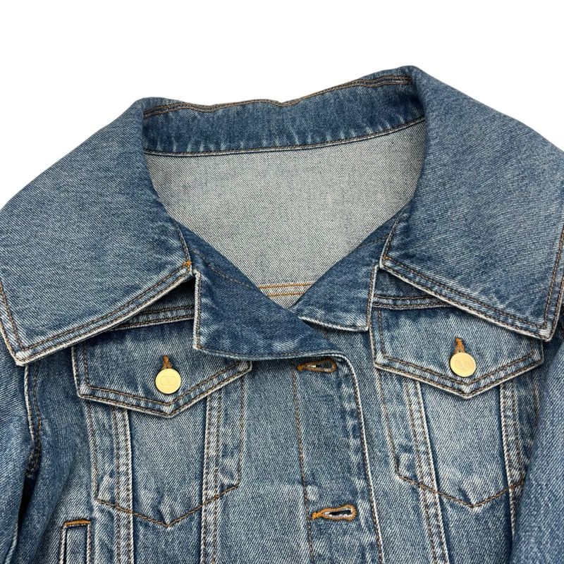 ヴァレンティノ VALENTINO セーラーカラーデニムジャケット