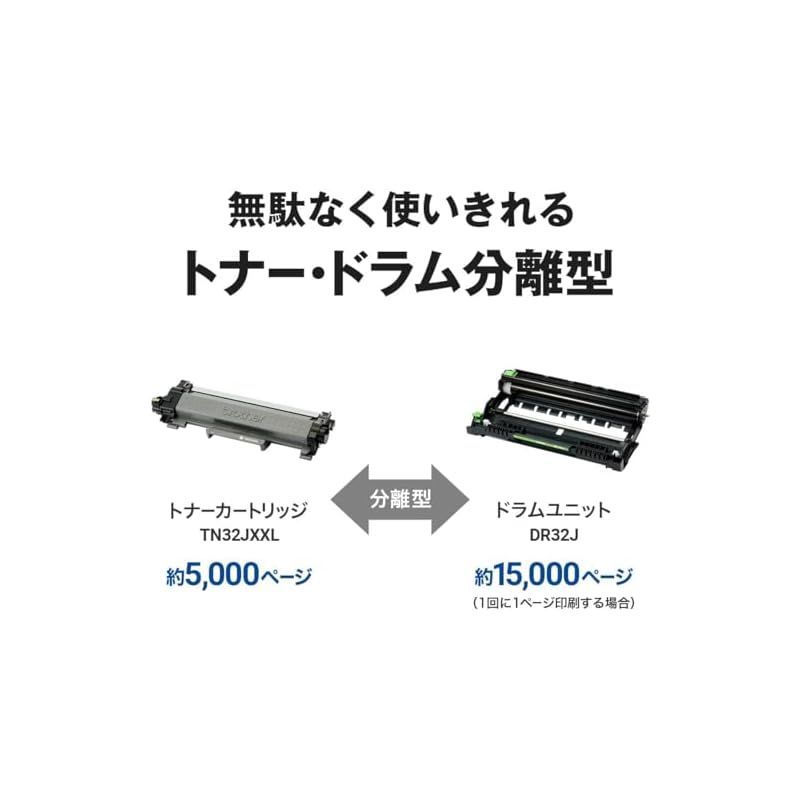 ラザー A4モノクロレーザープリンター HL-L2460DW (無線・有線LAN/両面 