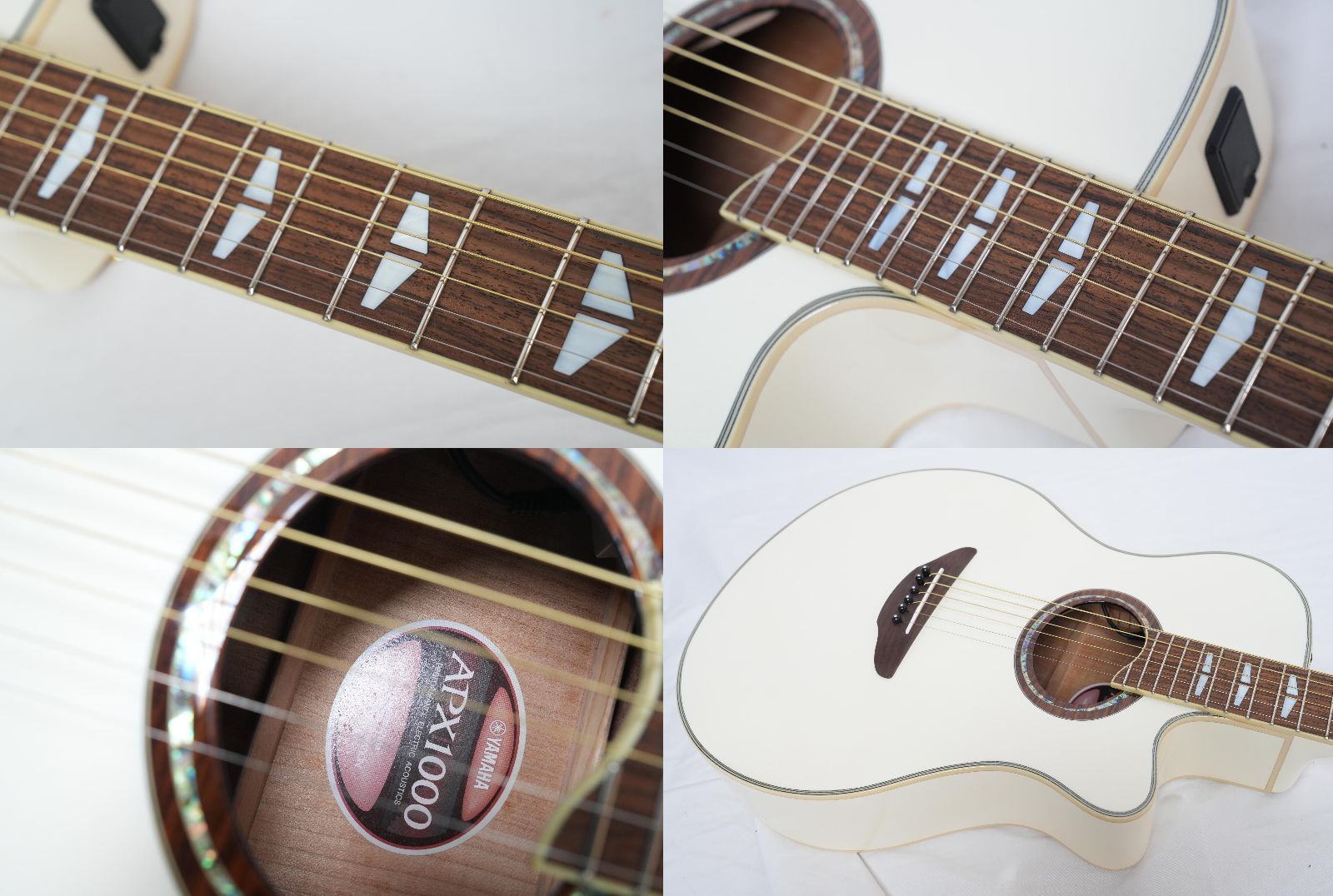 ☆YAMAHA☆APX1000 PW Pearl White エレアコ 美品 SRTシステム搭載