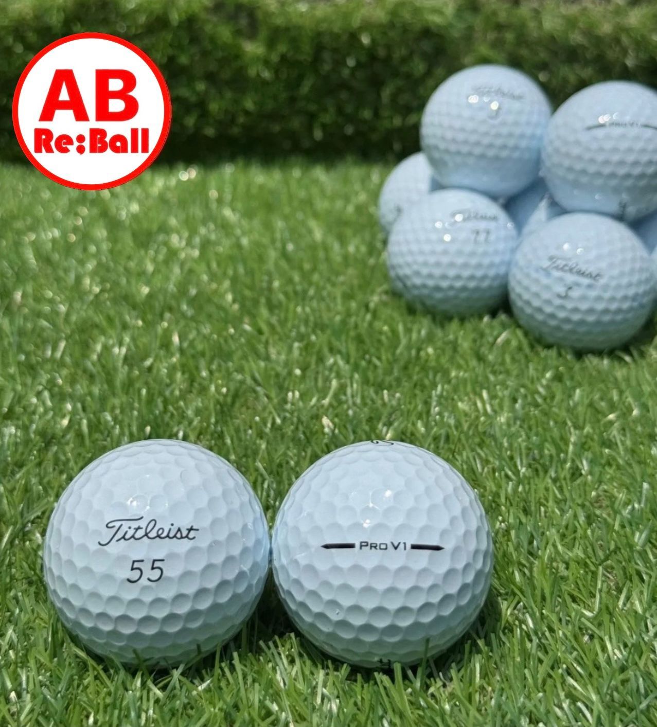 Titleist タイトリスト PRO v1 2025年モデル◇12球【AB級ランク】WHITE