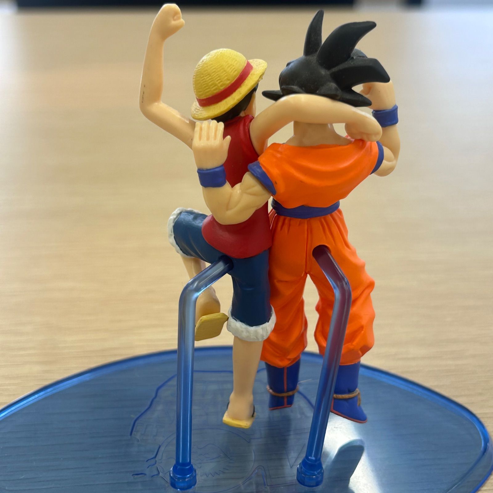 ドラゴンボール 少年ジャンプ ワンピースコラボフィギュア7個セット 未