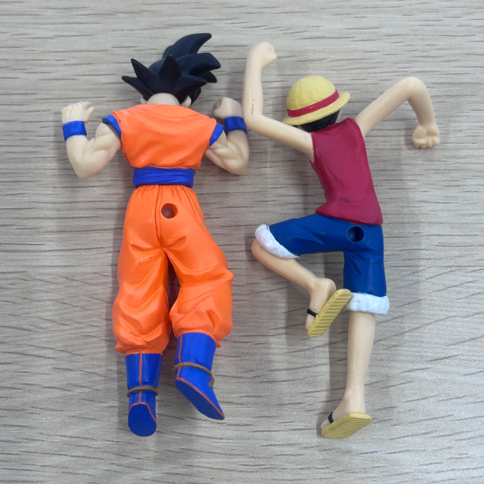 ジャンプ40周年 ワンピース ドラゴンボールコラボフィギュア - メルカリ