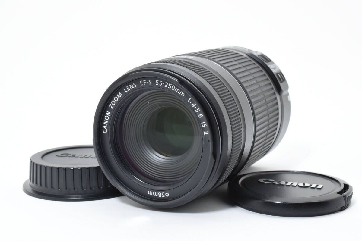 ☆極上品☆キャノン Canon EF-S 55-250mm F4-5.6 IS 節約 Ⅱ☆