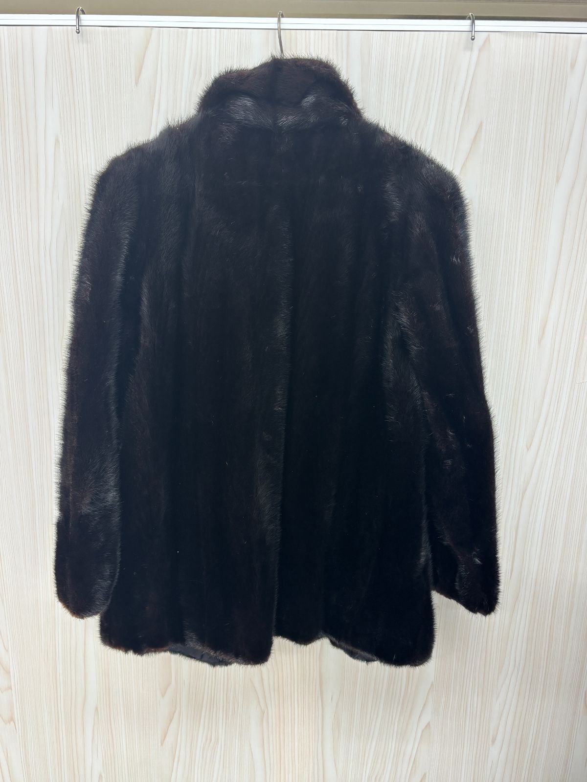 D【SAGA MINK】6サイズ サガミンク 毛皮 コート アウター ブラック