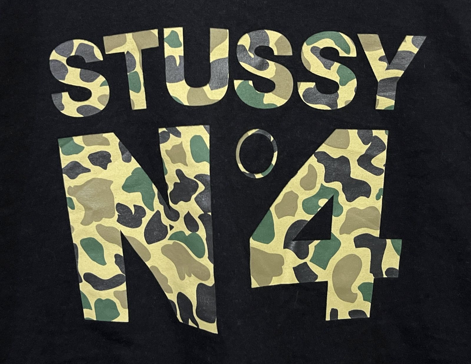 STUSSY｜ステューシー カモフラ N°4 ロングスリーブ Tシャツ ロンT