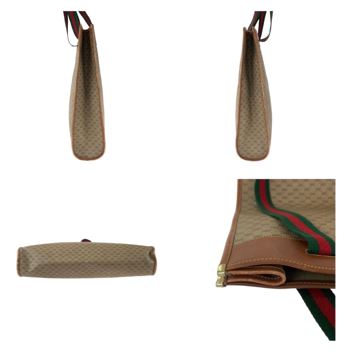 GUCCI グッチ ヴィンテージ オールドグッチ シェリーライン マイクロGG