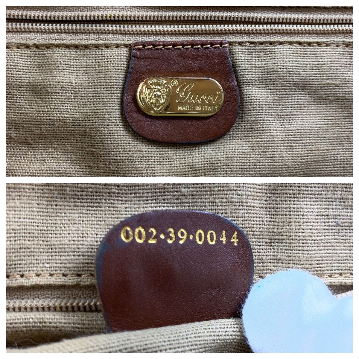 GUCCI グッチ ヴィンテージ オールドグッチ シェリーライン マイクロGG