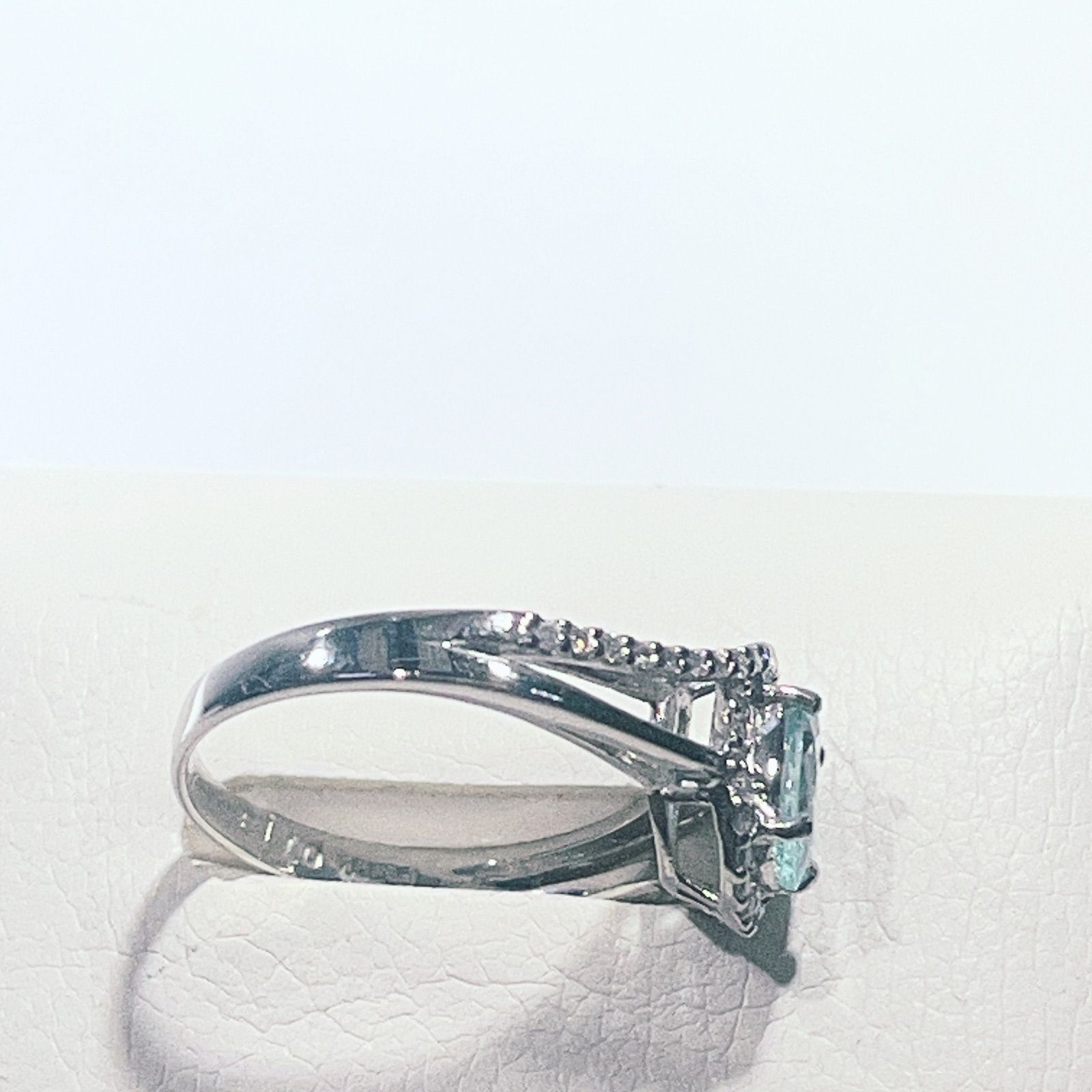 PT天然パライバトルマリンリングNO25-.2398 - メルカリ