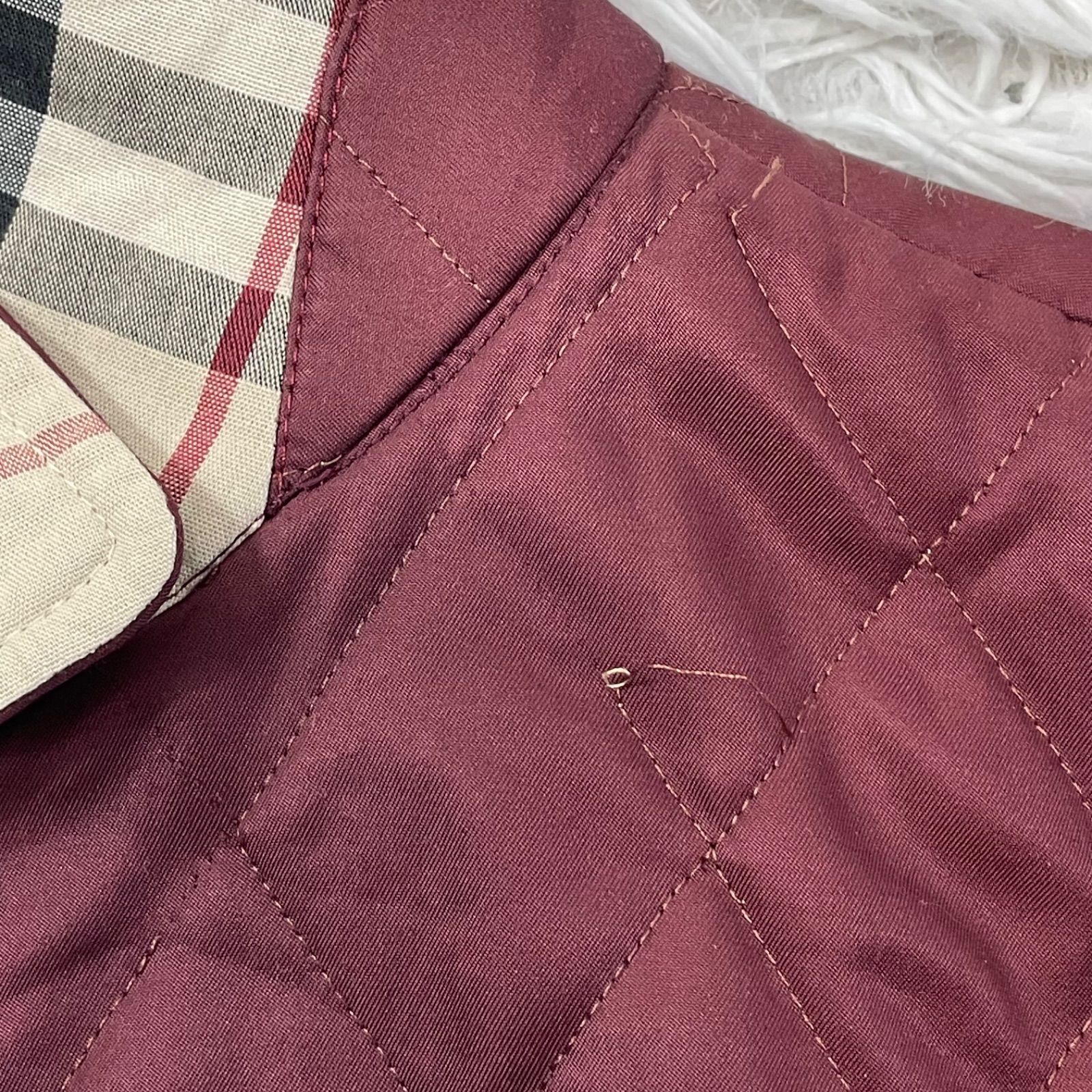希少・英国製】バーバリーロンドン キルティングジャケット ノバチェック L 希少 BURBERRY LONDON バーバリーロンドン キルティングジャケット