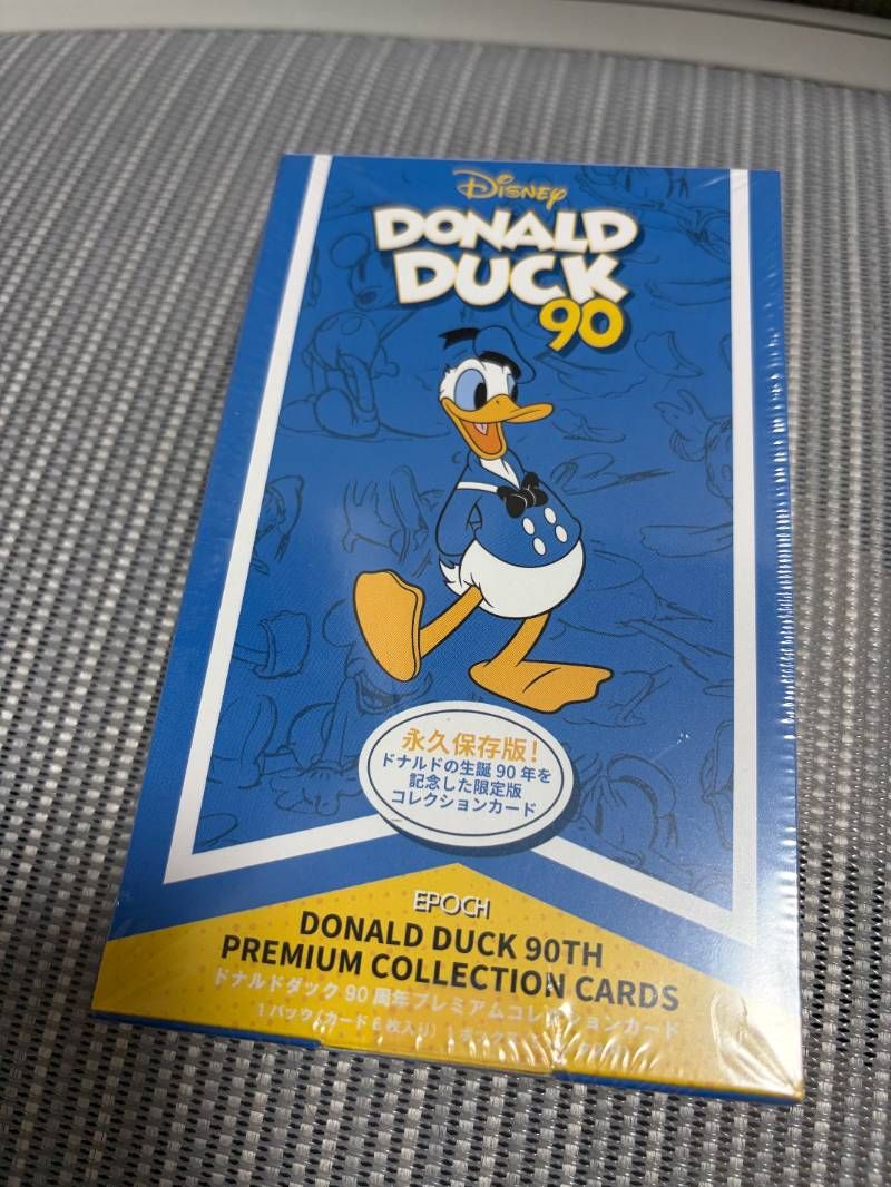 エポック ドナルドダック 90周年プレミアム コレクションカード BOX