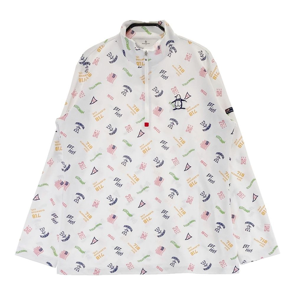 新品未使用【munsingwear】 ハーフジッパー付き長袖シャツ　サイズL サイズ：L MUNSING WEAR マンシングウェア MGWTJB01CH ハーフジップ