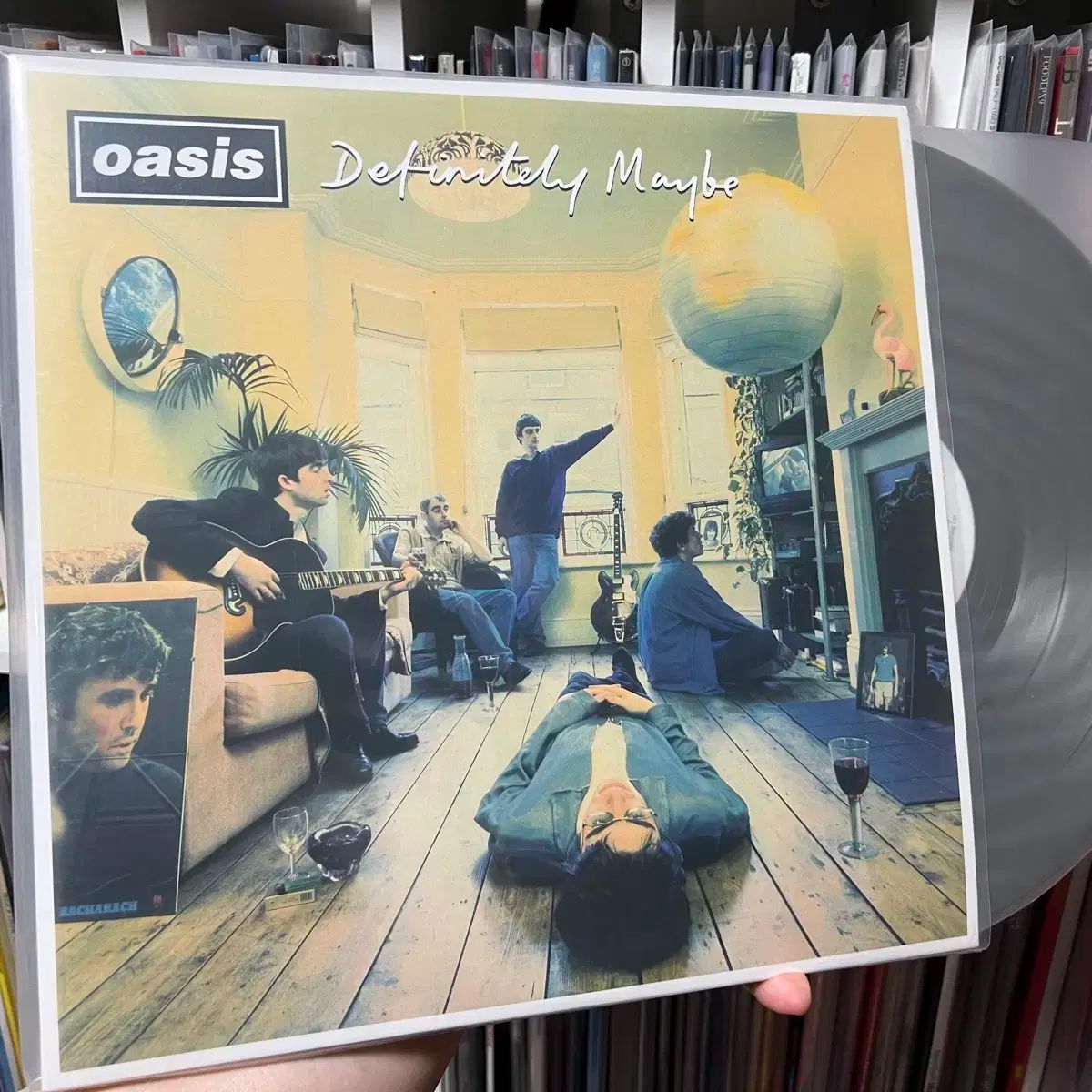 オアシス Definitely Maybe LP シルバークラス