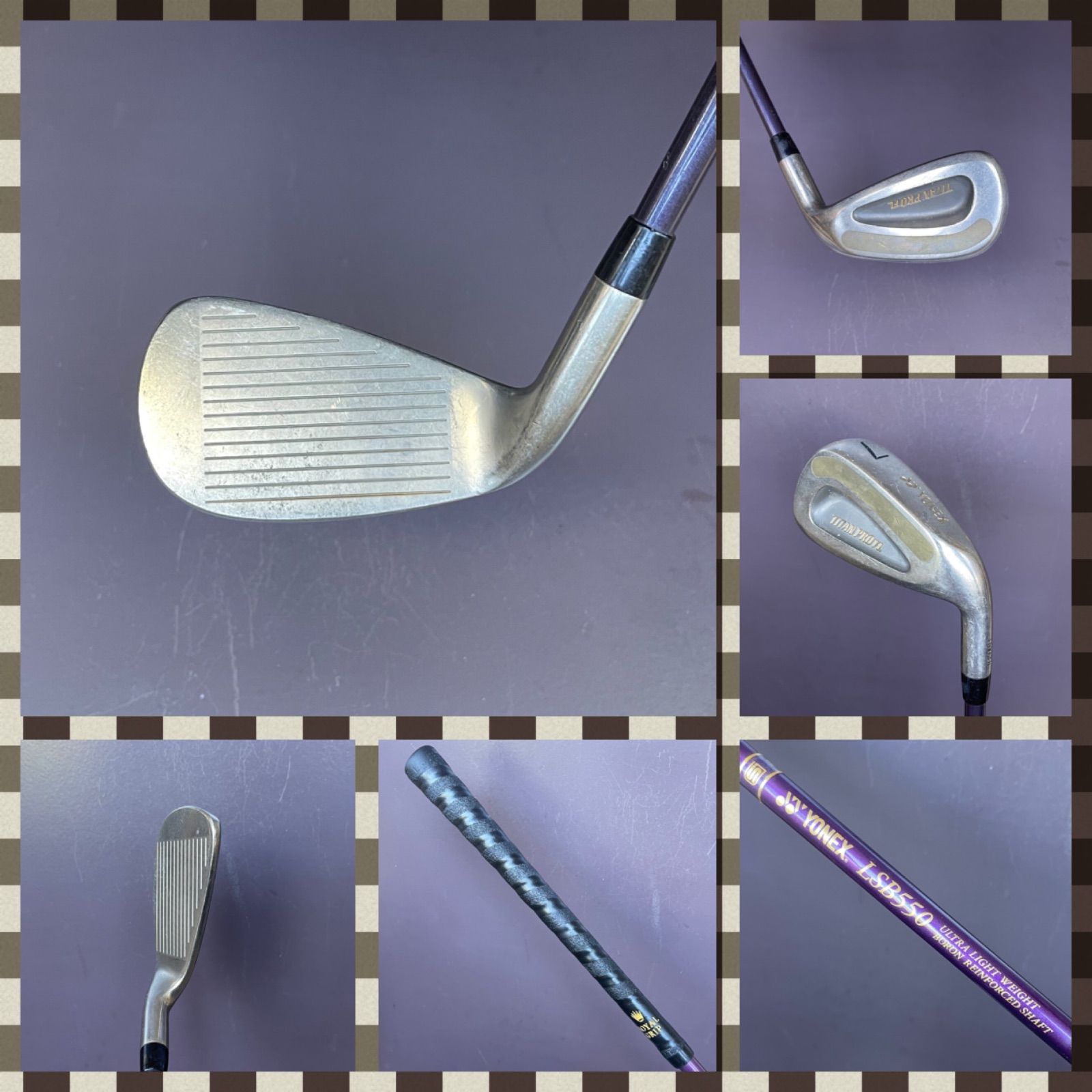 み 57-2311-042 レディース アイアンセット YONEX TITAN PRO Lフレックス 再入荷 5〜9 Pw Aw Sw 8本セット 女性が使用していたアイアンセット レディース用 Swのみ別モデル