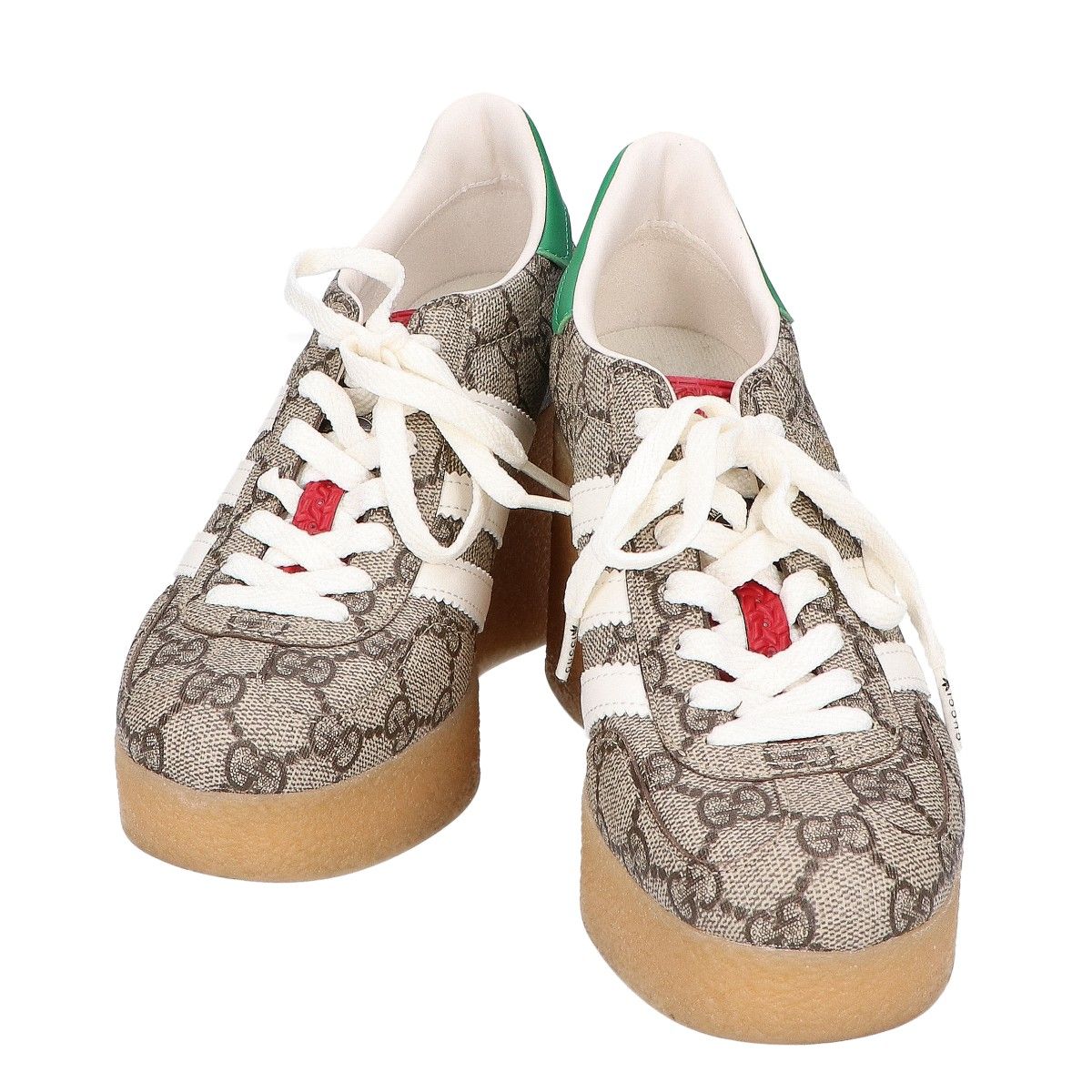 グッチ×アディダス　スニーカー GUCCI グッチ x adidas アディダス 【美品】725655 ガゼル GG