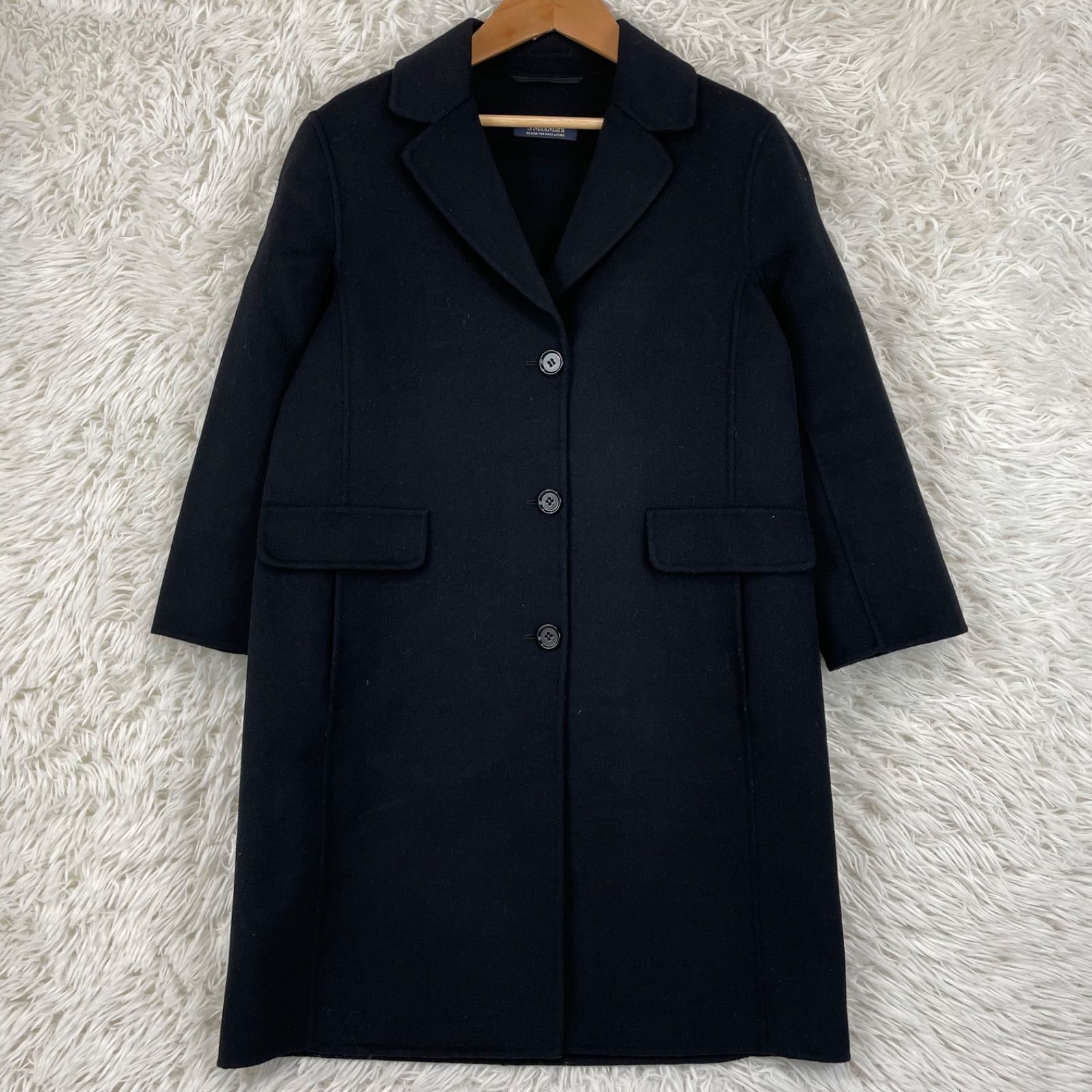 美品 'S Max Mara マックスマーラ アンゴラ シルク100% M チェスター