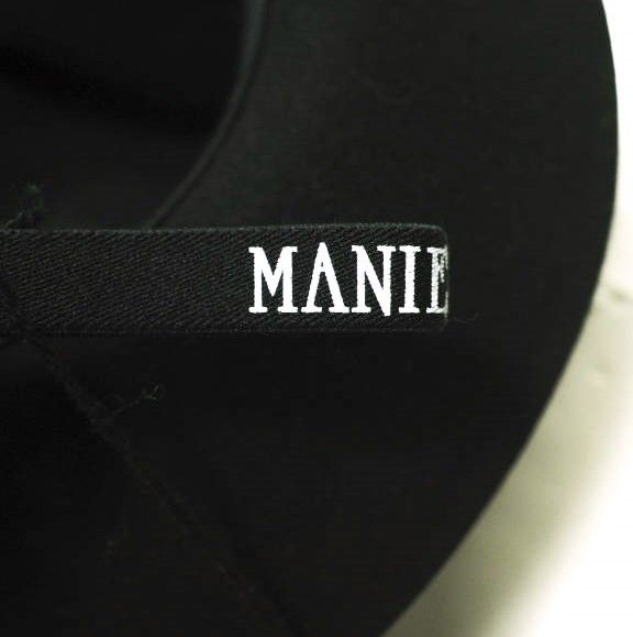 新品 maniera マニエラ 日本製 Shaggy Ribbon Hat ウールフェルト 