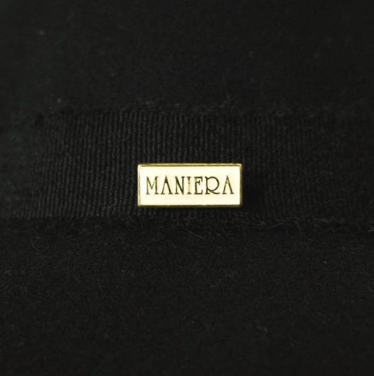 新品 maniera マニエラ 日本製 Shaggy Ribbon Hat ウールフェルト
