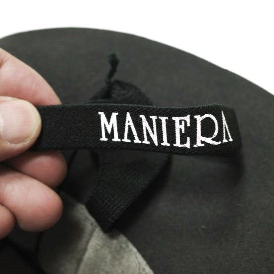新品 maniera マニエラ 日本製 FOLDABLE FELT SOFT HAT フォールダブル