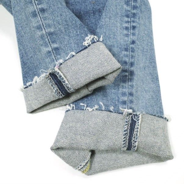 新品 HYKE ハイク 日本製 TAPERED UWB 13oz カットオフテーパード