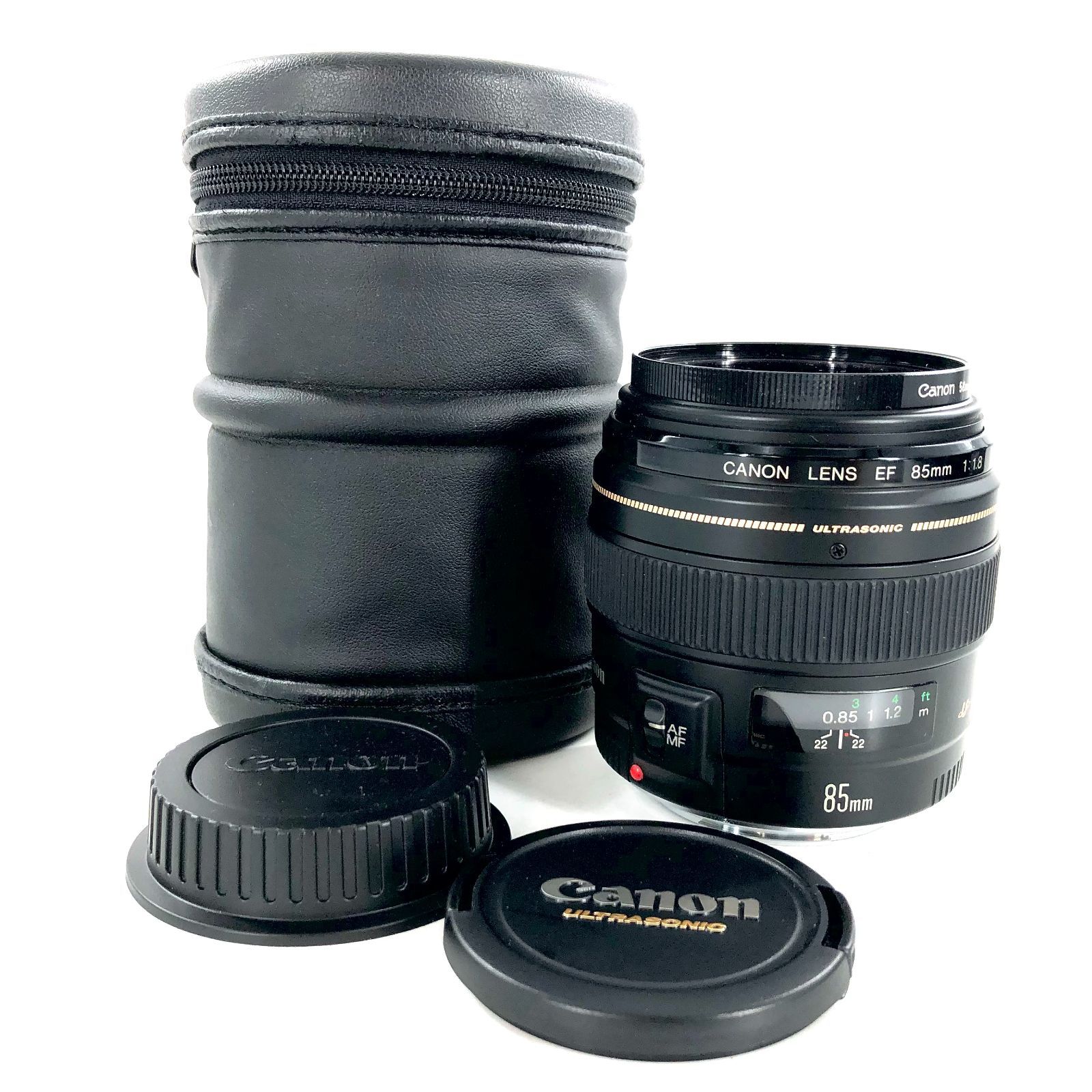 CANON キヤノン レンズ 85mm オファー 1:1.8 単焦点レンズ ケース付き