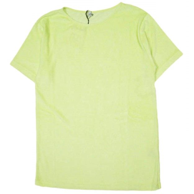BASERANGE ベースレンジ 24SS OMO TEE パイルTシャツ オモティー M LIME 定価17,600円 トップス【新古品】【中古】【BASERANGE】 新品 BASERANGE ベースレンジ 24SS OMO TEE パイルTシャツ オモティー