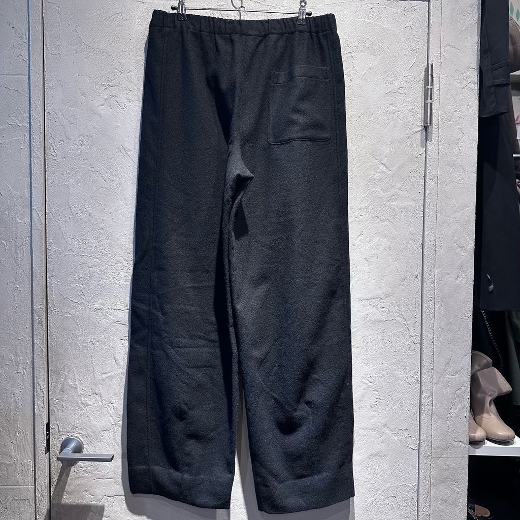 ssstein シュタイン WOOL CASHMERE FLEECE EASY TWIST TROUSERS