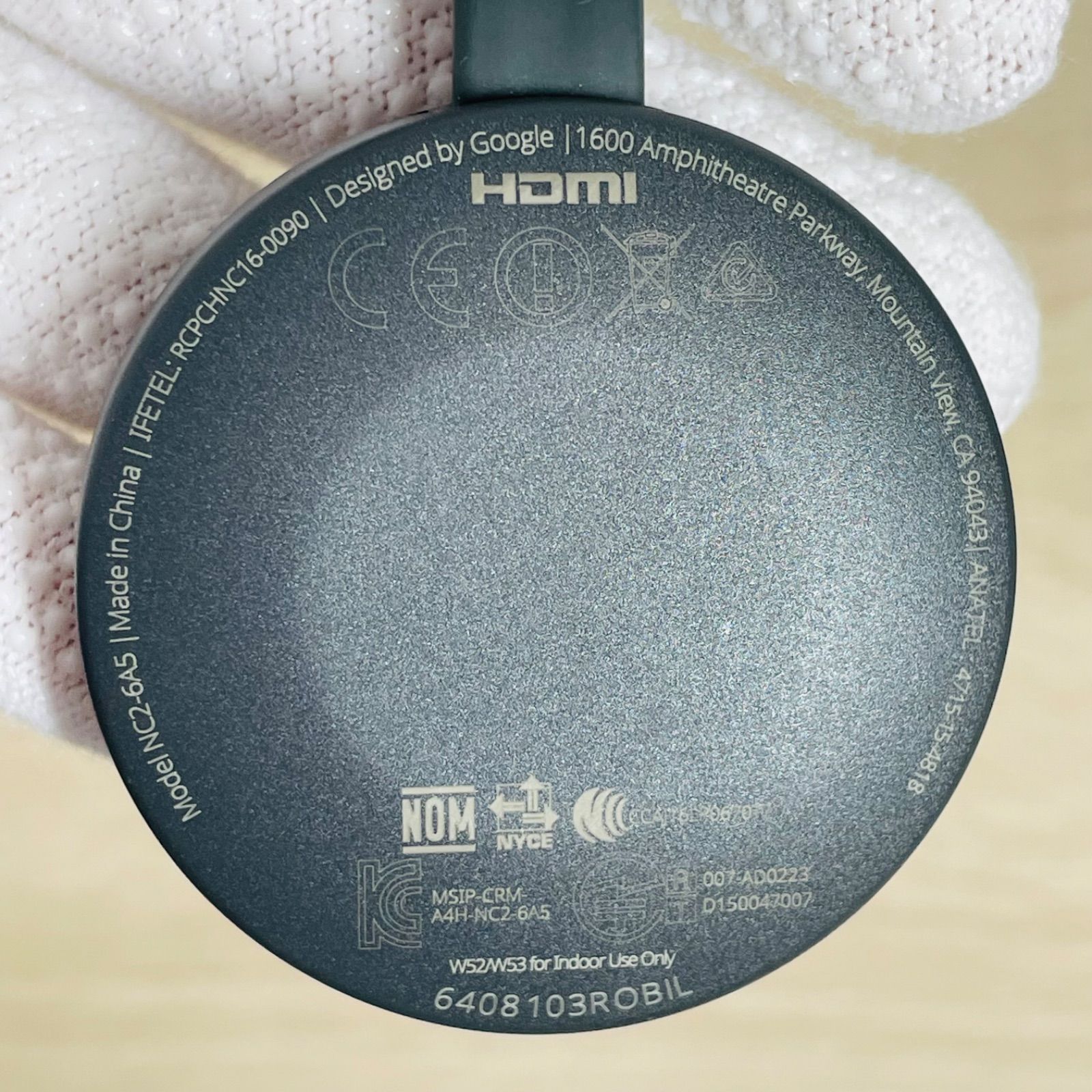 Google Chromecast 第二世代 NC2-6A5 クロームキャスト - メルカリ