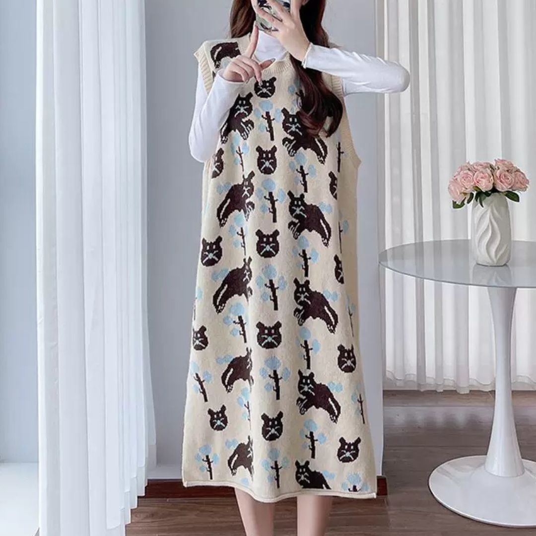 ワンピース】送料無料 ワンピース ニット 春 きれいめ レディース 袖