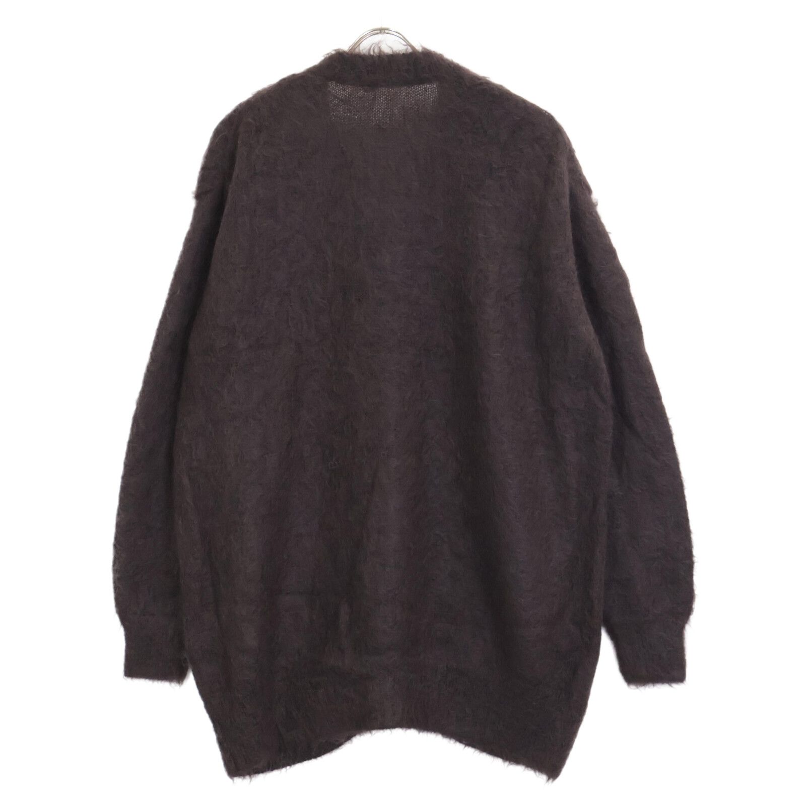 AURALEE オーラリー A22AC03KM ﾀﾞｰｸﾌﾞﾗｳﾝ BRUSHED SUPER KID MOHAIR