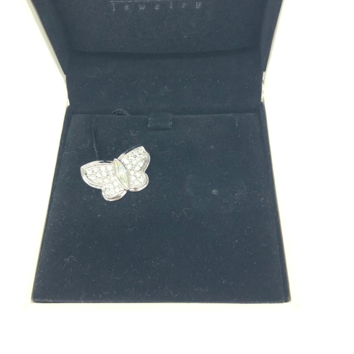 SWAROVSKI スワロフスキー ブローチ バタフライ/クリスタルパヴェ