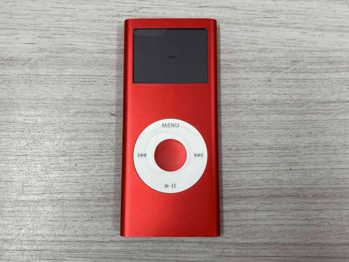 ジャンク 【現状品】 Apple iPod nano 第2世代 product RED MA725J/A
