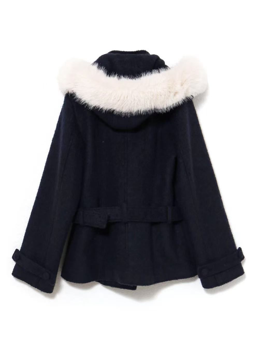 andmary Nicole fur belt jacket ジャケット - メルカリ