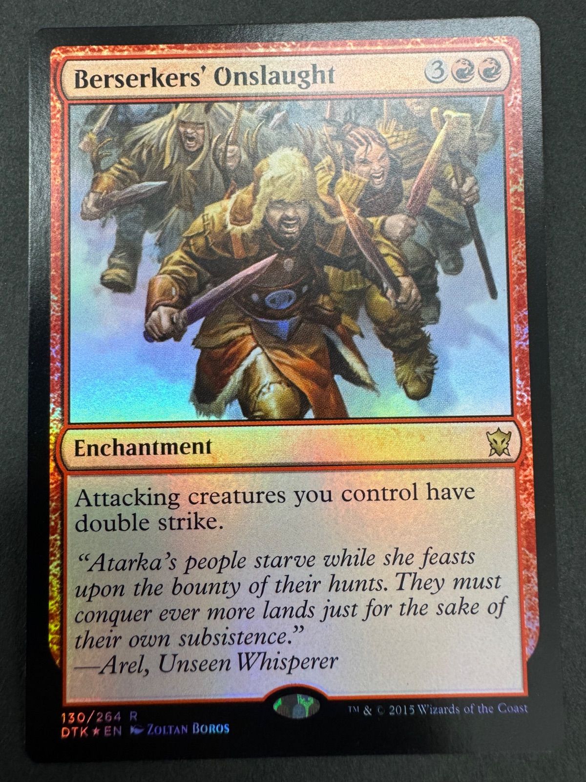 MTG 狂戦士たちの猛攻 英語 foil DTK - メルカリ