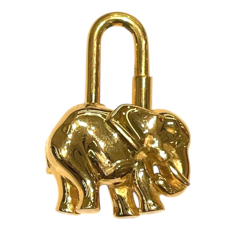 エルメス HERMES エレファントカデナ ゴールド メタル ユニセックス