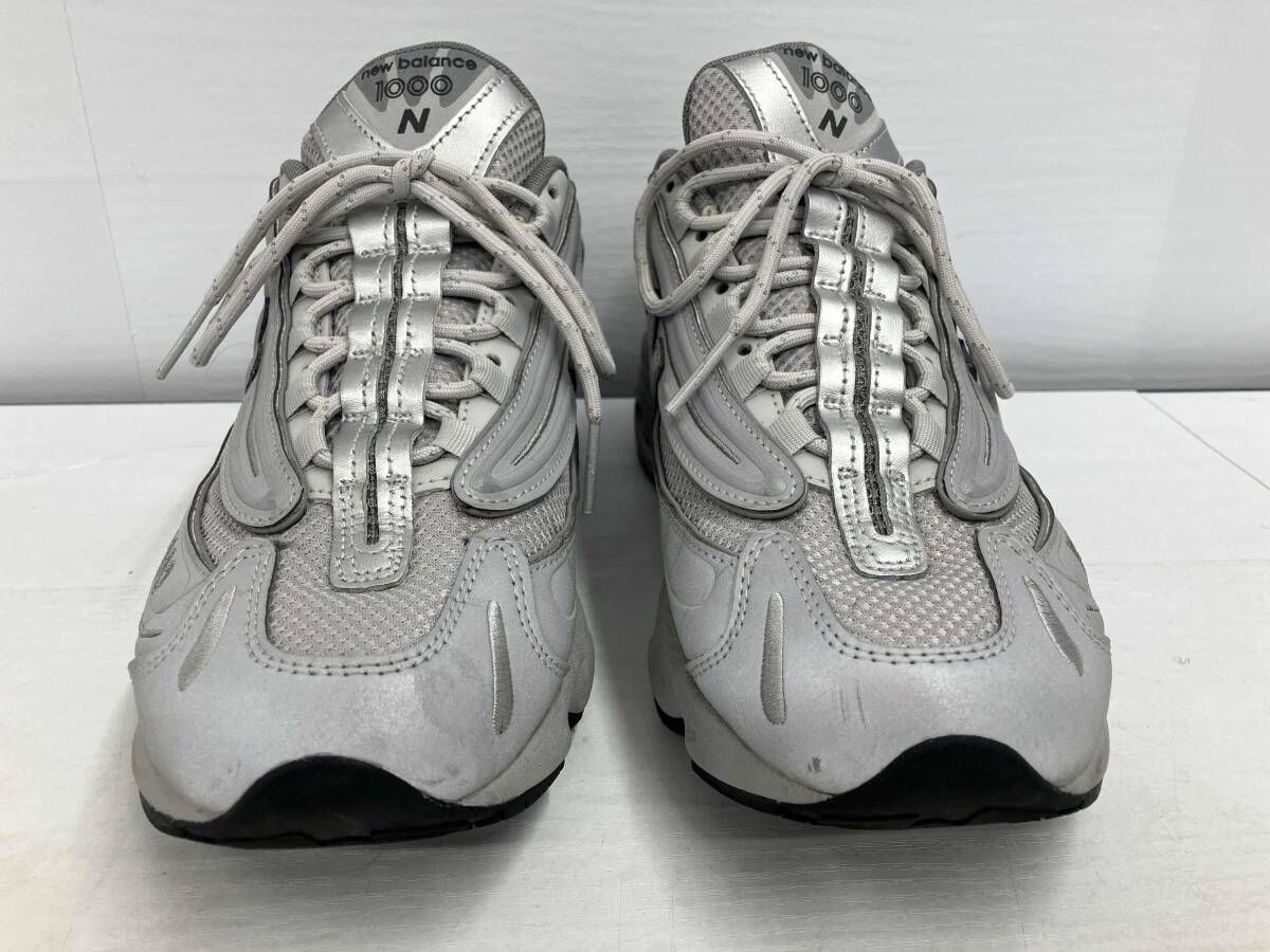 new balance／M1000TE／シルバー／スニーカー／27cm／ニューバランス