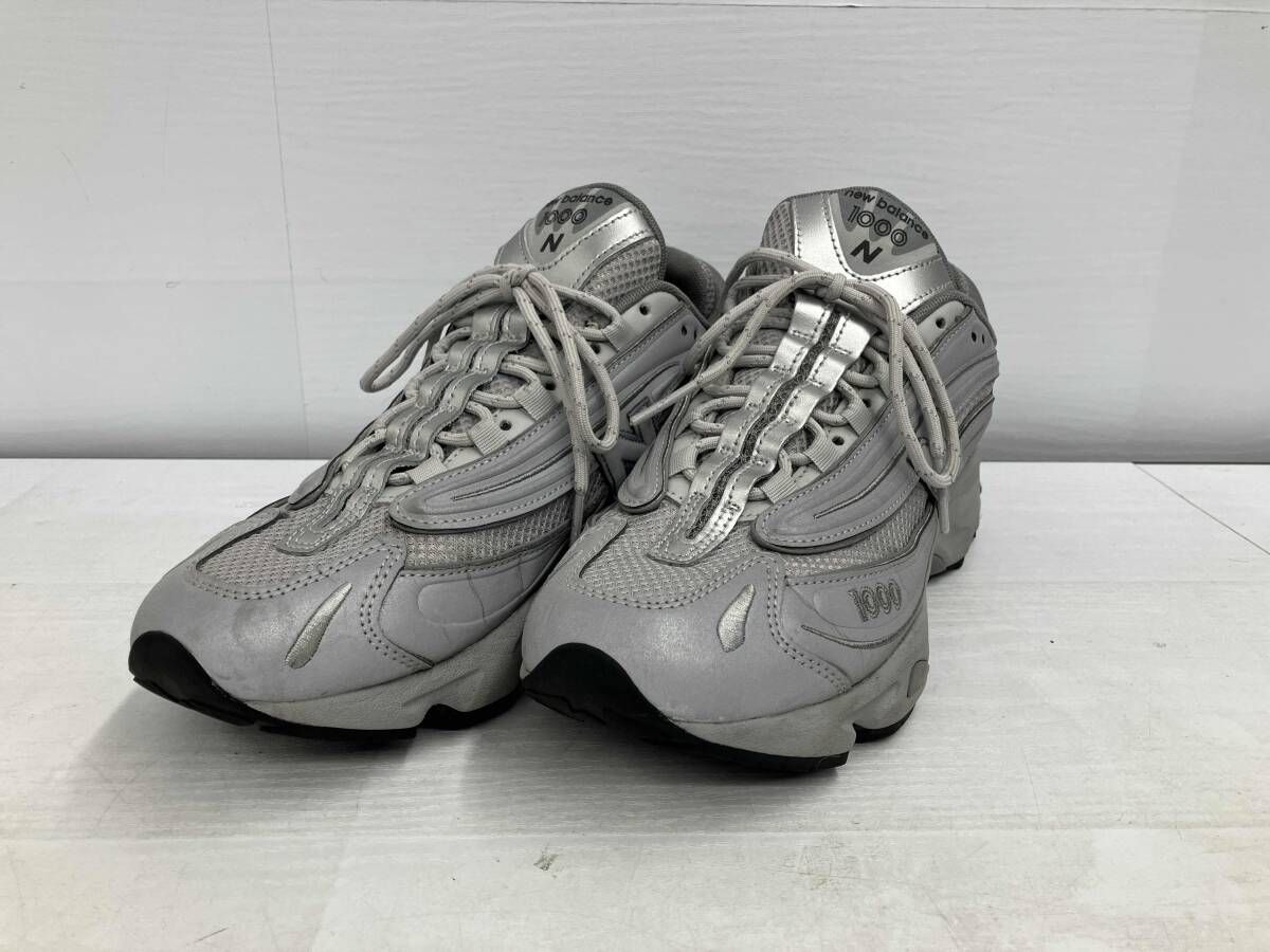 new balance／M1000TE／シルバー／スニーカー／27cm／ニューバランス