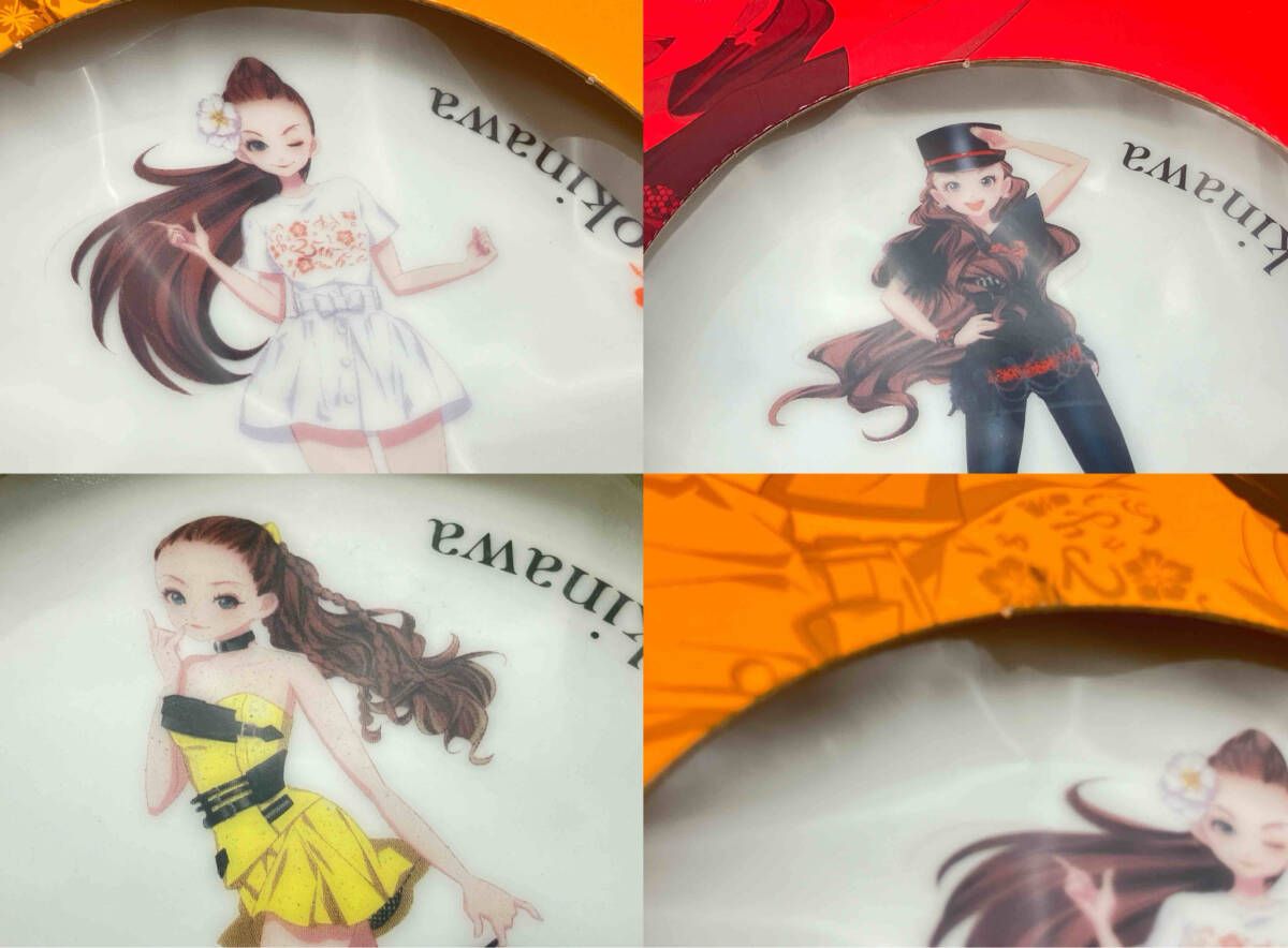 3枚セット セブンイレブン 沖縄 安室奈美恵 emina 皿 - メルカリ