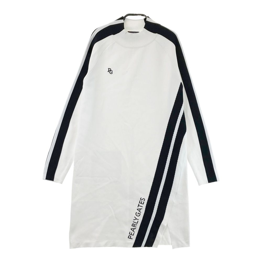 サイズ：1 PEARLY GATES パーリーゲイツ モックネック 長袖ニット