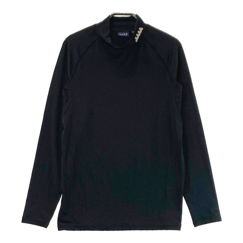 サイズ：5 MUTA MARINE ムータマリン ハイネック 長袖Tシャツ ブラック