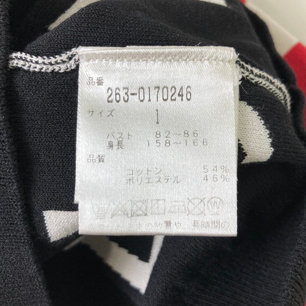 サイズ：1 JACK BUNNY ジャックバニー ニットセーター ロゴ マルチ