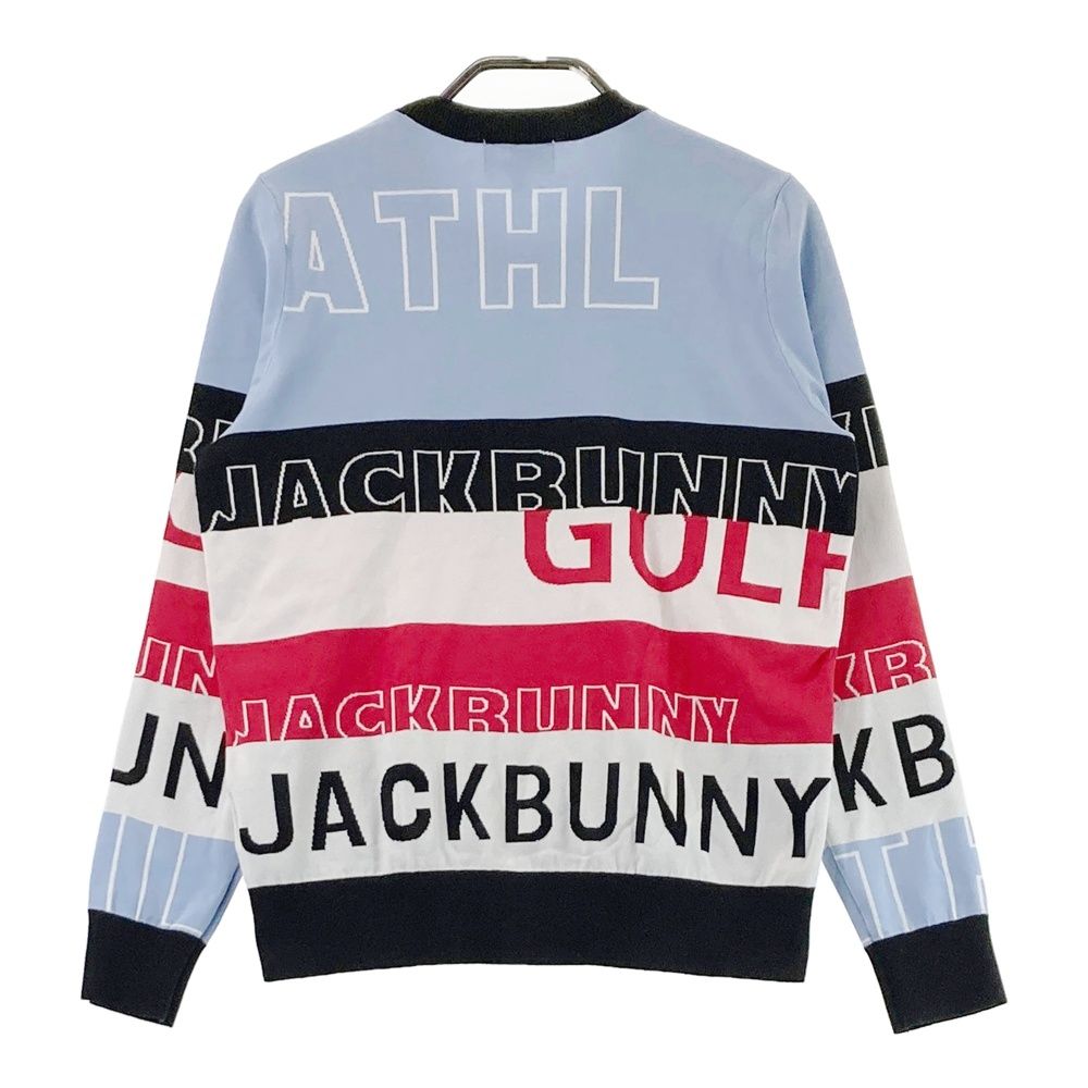 サイズ：1 JACK BUNNY ジャックバニー ニットセーター ロゴ マルチ