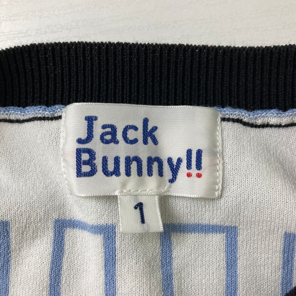 サイズ：1 JACK BUNNY ジャックバニー ニットセーター ロゴ マルチ