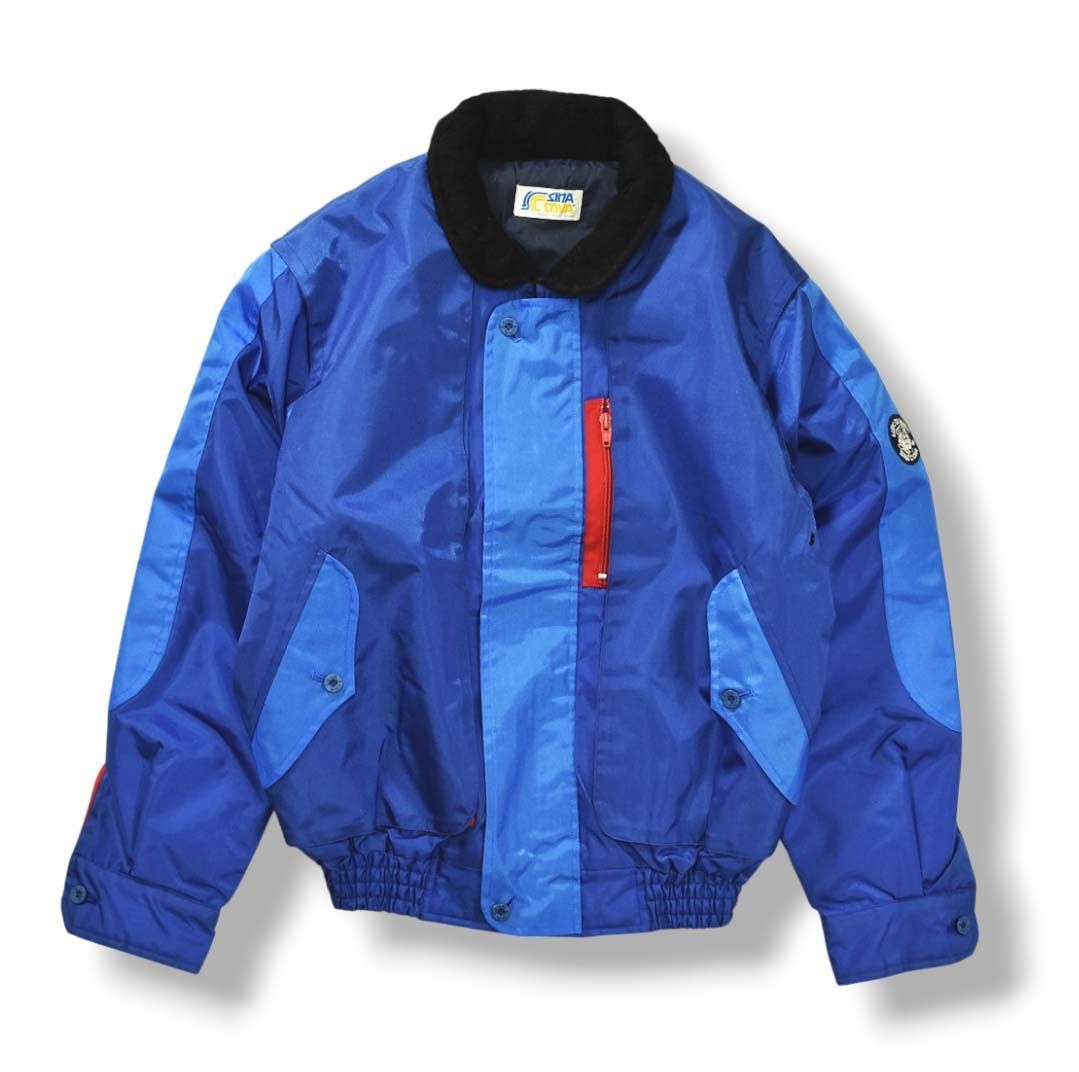 【極美品】　SINA COVA シナコバ　ナイロンジャケット　ブルゾン　古着 美品】 80s ヴィンテージ シナコバ SINACOVA 中綿 ナイロン ジャケット