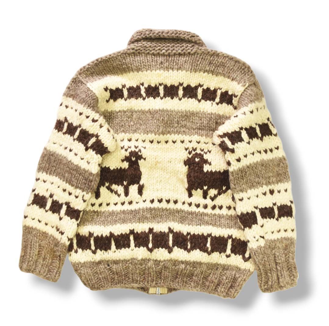 80s 90s ヴィンテージ カナダ製 カナタ KANATA DEER 鹿柄 ショール