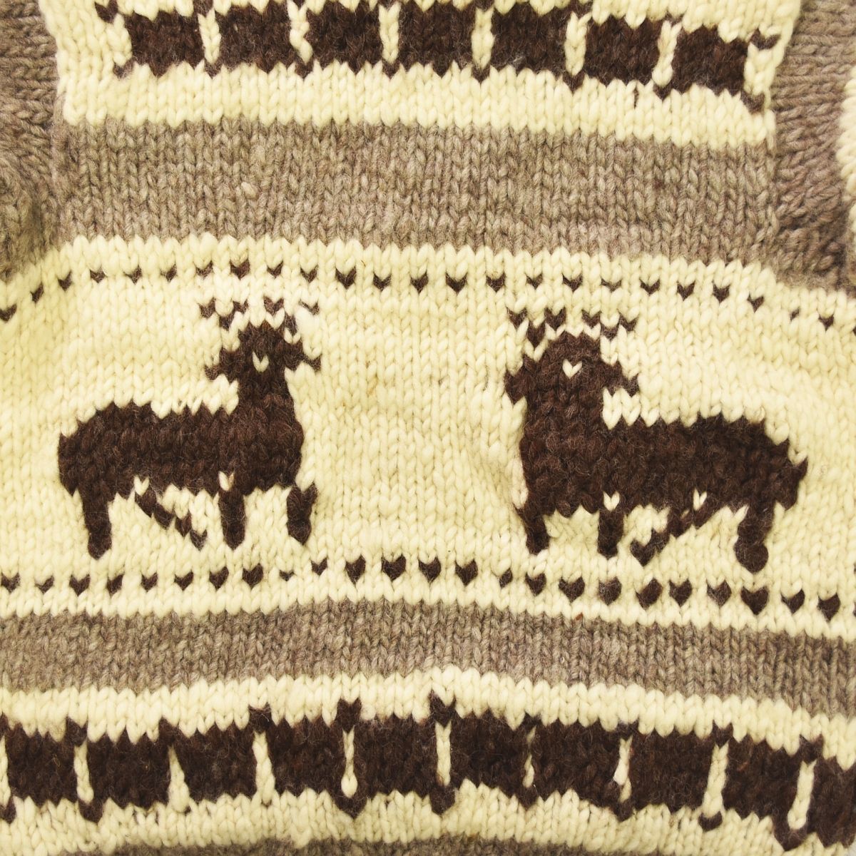 80s 90s ヴィンテージ カナダ製 カナタ KANATA DEER 鹿柄 ショール