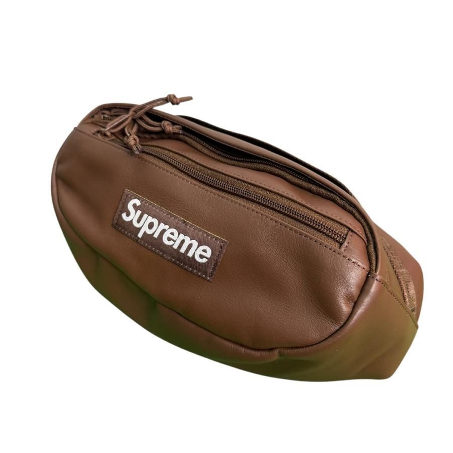 美品】シュプリーム Supreme 24AW／ Leather Waist Bag ／レザー