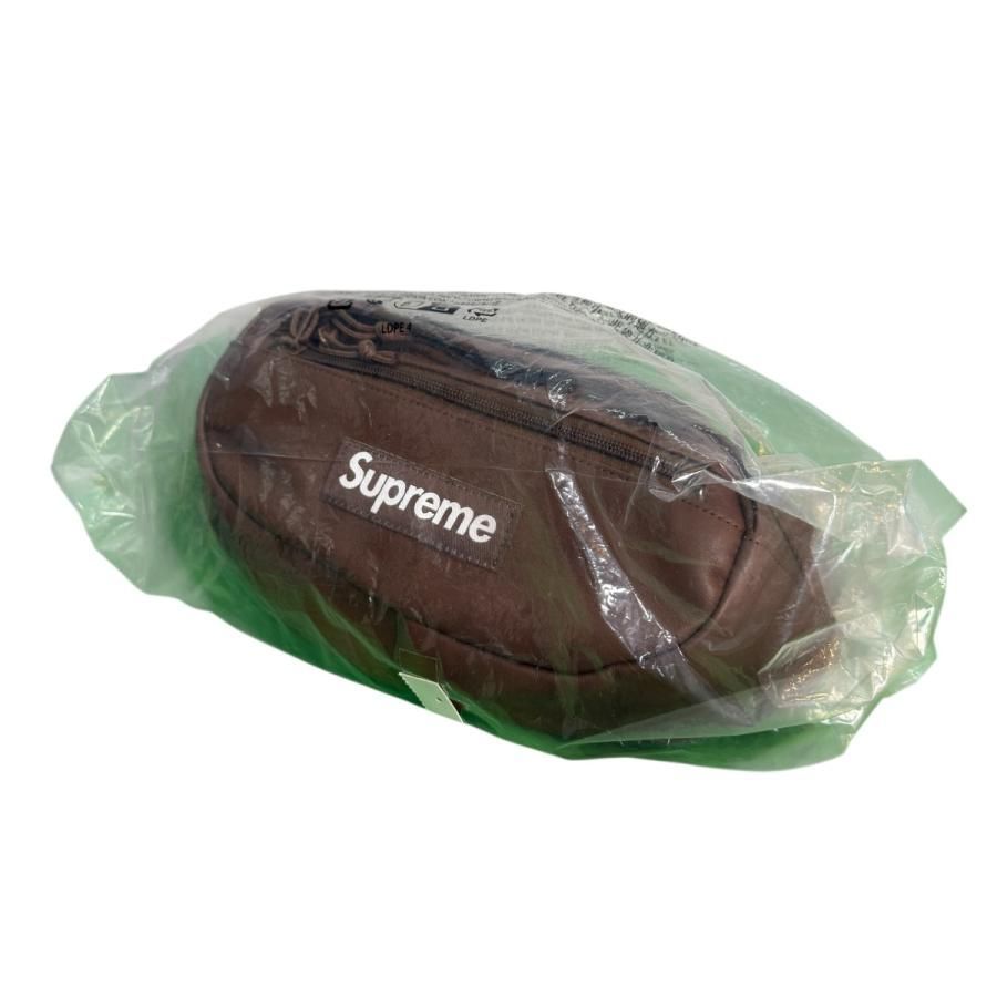 美品】シュプリーム Supreme 24AW／ Leather Waist Bag ／レザー