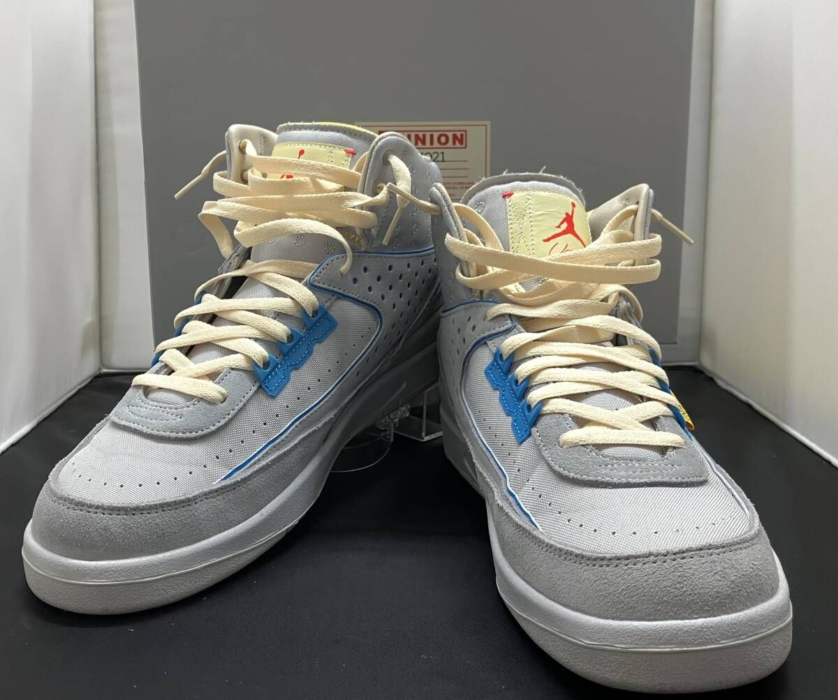 箱有】 NIKE スニーカー グレー NIKE×UNION ／ AIR JORDAN 2 'GREY FOG